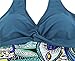 NoNoCat One Piece Shaping body Floral Swimwear Plus Size Bathing suit for Women Green 2XL(US 18W- 20W)
