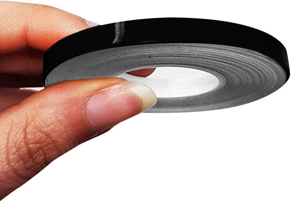 4R Quattroerre.it 10468 Trim Stripes Adhesive Strips for Cars Black, 5 mm x 10 mt, 5mm x 10m