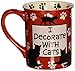Our Name is Mud “Decorate With Cats” Stoneware Mug, 16 oz.