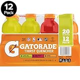Gatorade Original Thirst Quencher Variety Pack, 20 Ounce Bottles (Pack of 12)