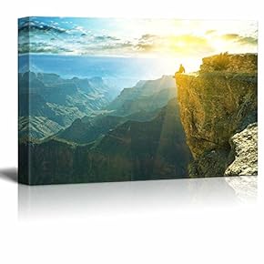 Canvas Prints Wall Art - Beautiful Scenery/Landscape of The Grand Canyon | Modern Home Deoration/Wall Art Giclee Printing Wrapped Canvas Art Ready to Hang - 12" x 18"