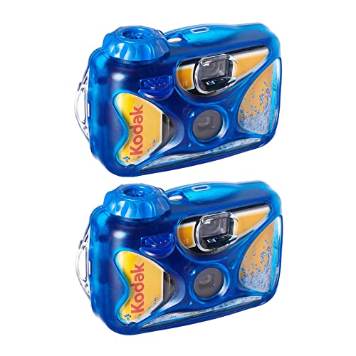 Kodak Sport Unterwasser-Einwegkamera mit 800 Geschwindigkeiten, 27 Belichtungsfilm (2er-Pack)