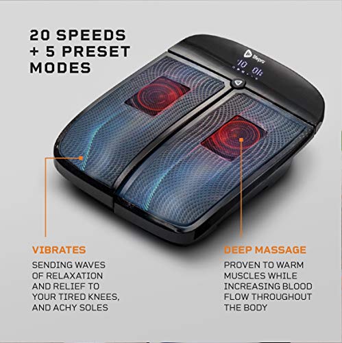 LifePro Vitalize Foot Massager Machine - 2 in 1 Vibration Plate with Rotating Acupressure Heads for Plantar Fasciitis… - Image 7