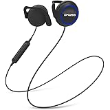 Koss BT221i Wireless Bluetooth Ear Clips, In-Line Microphone, Volume Control and Touch Remote, Sweat Resistant, Black