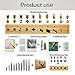 Wood Burning Kit, 71 PCS Soldering Iron Set, Pyrography Pen, Head Transforms Soldering/Carving/Embossing, Temperature Adjustment 110V/60W