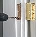King's Original Stripped Hole Repair Kit for Doors & More | 3/8 Size Natural Color Plastic Dowel System | Permanently Fix Damaged Screw Holes in All Wood Types