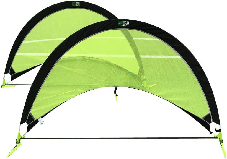 GreEco Set of 2 Pop Up Goals Foldable Gate - Pair of Soccer Goals or FPV Racing Gate Option