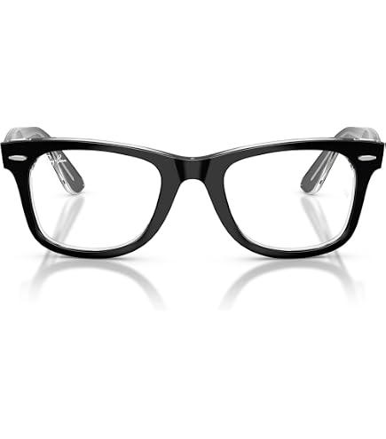 Amazon.com: Ray-Ban Unisex RX5121F Wayfarer Low Bridge Fit Square