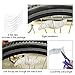 MACYWELL Bike Spoke Lights 6 Pack Led Bike Wheel Lights with Batteries Included Plus 6 Extra CR2032 Batteries Cycling Bicycle Decoration