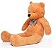 VERCART 4.5 Foot 55 inch Light Brown Giant Huge Cuddly Stuffed Animals Plush Teddy Bear Toy Doll