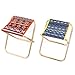 Vidillo Outdoor Folding Chair/Stool, Small Camping Foldable Chair/Stool Heavy Duty(Metal Aluminum) Portable Lightweight,for Fishing,Garden,Travel,Fishing-Black (M-Sun)thumb 4