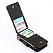 iPhone SE Case, iPhone 5S Case, CaseUp 12 Card Slot Series - [Zipper Cash Storage] Premium Flip PU Leather Wallet Case Cover With Detachable Magnetic Hard Case For iPhone SE/5S/5, Black