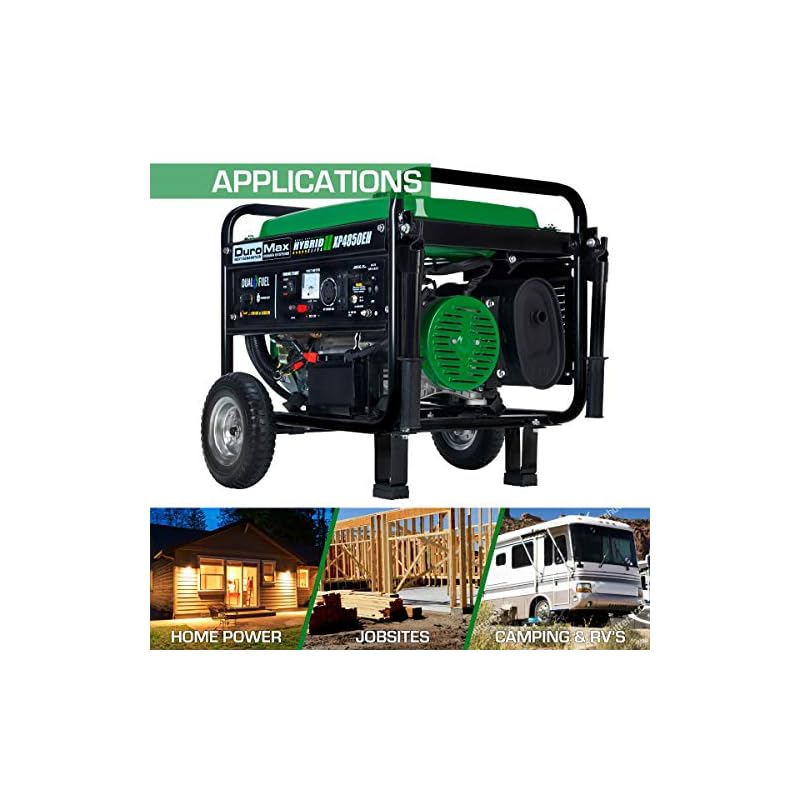 DuroMax XP4850EH Generator-4850 Watt Gas or Propane Powered-Electric