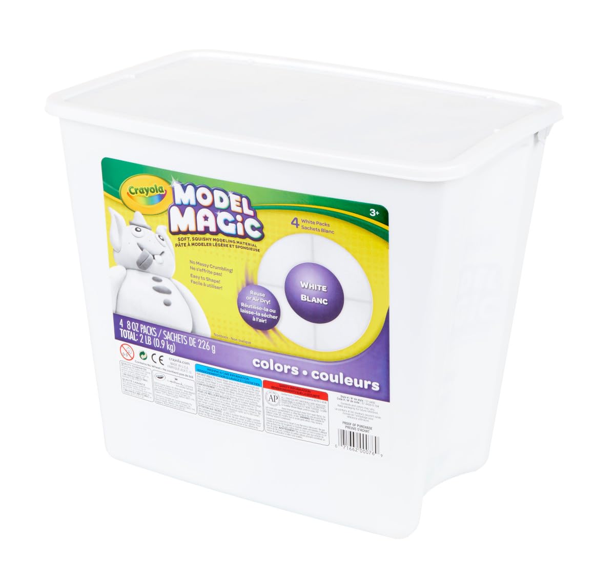 Mua Crayola Model Magic White, Modeling Clay Alternative, Air Dry, Kids ...