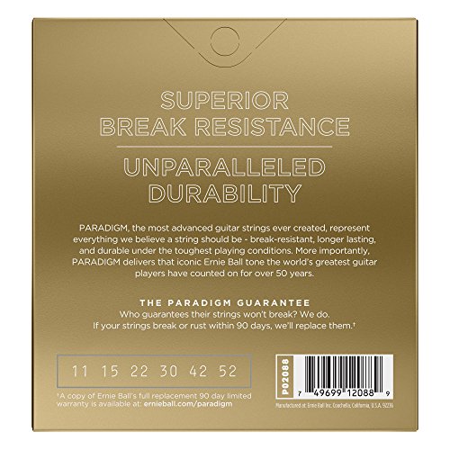 Ernie Ball 2088 80/20 Bronze Paradigm Acoustic Guitar String, Light