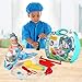 Kids Doctor Kit, 12pcs Pretend Play Toy Set Doctor's Equipment With a Baby Doll for 3,4,5 Year Old Girls Birthday Gift