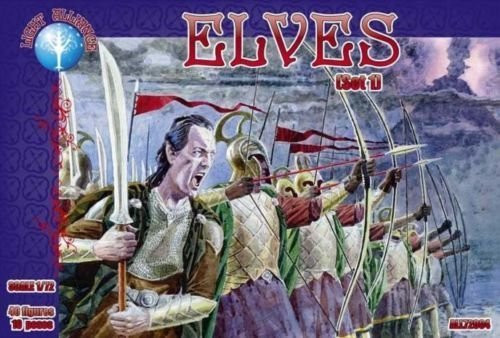 PLASTIC MODEL KIT ELVES, SET 1 1/72 ALLIANCE 72004