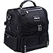 Niseeu Adult Lunch Box Insulated Lunch Bag,Double Reusable Waterproof Large Cooler Tote with Shoulder Strap for Women&Men(Black, 12Can)