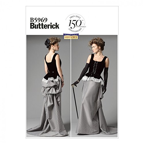 Steampunk Costumes, Outfits for Women Butterick Ladies Sewing Pattern 5969 Historical Costume Corset & Skirt $13.43 AT vintagedancer.com