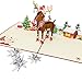 Pop Up Christmas Cards Set 3 Pack by DEVINE Popup Cards | Greeting Cards Assortment for Holiday | 3D Christmas Card | Season Greetings Card | Pop Up Cards 3D Christmas Cards Boxed Xmas Love