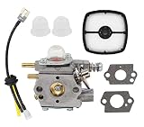Carburetor For Echo Trimmer GT-2400 PPT-2400 PP-1250 SRS-2400 TT-24 Walbro WT-424 Carb Replaces Echo # 12300052133 12300052130 12300052132 12300052131