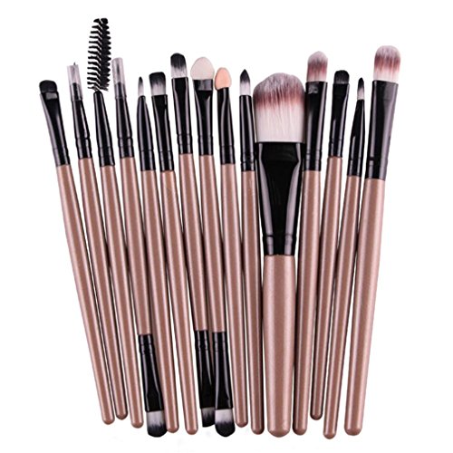 Professional 15/18Pcs Cosmetic Makeup Brush Foundation Eyeshadow Eyeliner Lip Make Up MULTIPURPOSE Eye Brushes Set JH