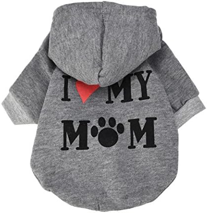 Familizo dog clothes, Small Pet Dog Clothes Fashion Costume Puppy Cotton Blend Hoodie T-Shirt Apparel