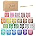 Epoxy Resin Color Pigment - 23 Color(Total 230g) Mica Powder Pigment Dye with Spoon - Cosmetic Grade Epoxy Resin Coloring for Soap Making Supplies - Slime Colorant for Paint, Bath Bomb - 0.36oz Each
