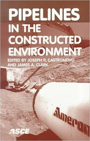 Pipelines in the Constructed Environment: Proceedings of the 1998 Pipeline Division Conference, August '98, San Diego, CA