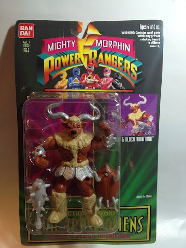 Mighty Morphin Power Rangers Evil Space Aliens Slash and Block Minotaur