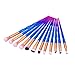Makeup brushes,ABCsell 2017 12Pcs Blending Pencil Basic Eye shadow Makeup Brushes Eyeliner Brush