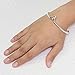 Chuvora 925 Sterling Silver Bracelet with Celtic Trinity Knot Jewelry - Unisex Triquetra Bangle