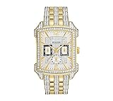 Bulova Men's Crystal Collection Two-Tone Stainless Steel Bracelet Watch
