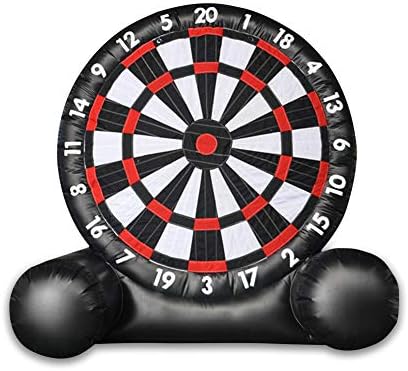 Robbey Outdoor Inflatable Soccer Darts Board PVC Tarpaulin with 2pcs Inflatable Ball for Sports Game Rental Business, Parties, Clubs
