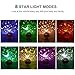 Adoric Kids Night Light, Star Moon Light Rotating Projector, 4 LED Bulbs 8 Modes USB Cable, Night Lighting Lamp for Nursery Baby Children Kids Bedroom Birthday Christmas (Pink)