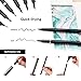 Hand Lettering Pens, Ieovo Calligraphy Pen Brush Markers Set Black, Refillable - 4 Size(6 Pack) for Writing, Painting and more