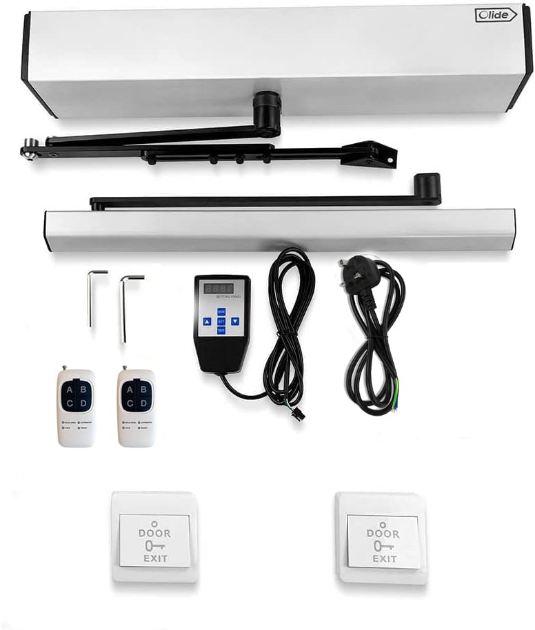 Olide Swing Door Closer with Two Pieces Plastic Push Buttons (with 2pics Plastic Push Buttons)