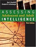 Assessing Adolescent and Adult Intelligence, Third Edition cover
