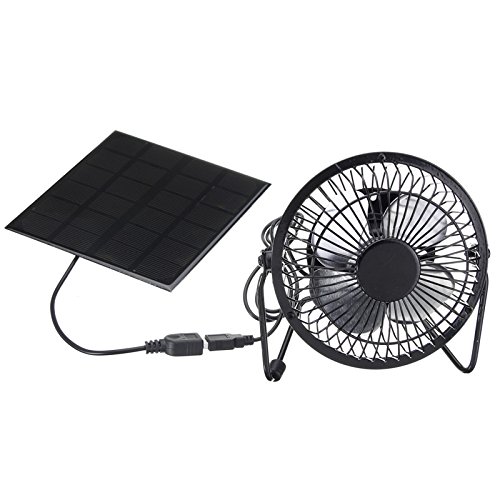 Solar Powered Ventilator: Amazon.co.uk: Garden &amp; Outdoors
