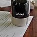 Custom Monogram Address Stamp with Dot Border | Self-Inking Personalized Address Stamp | Multiple Ink Color Options | Thousands of Impressions