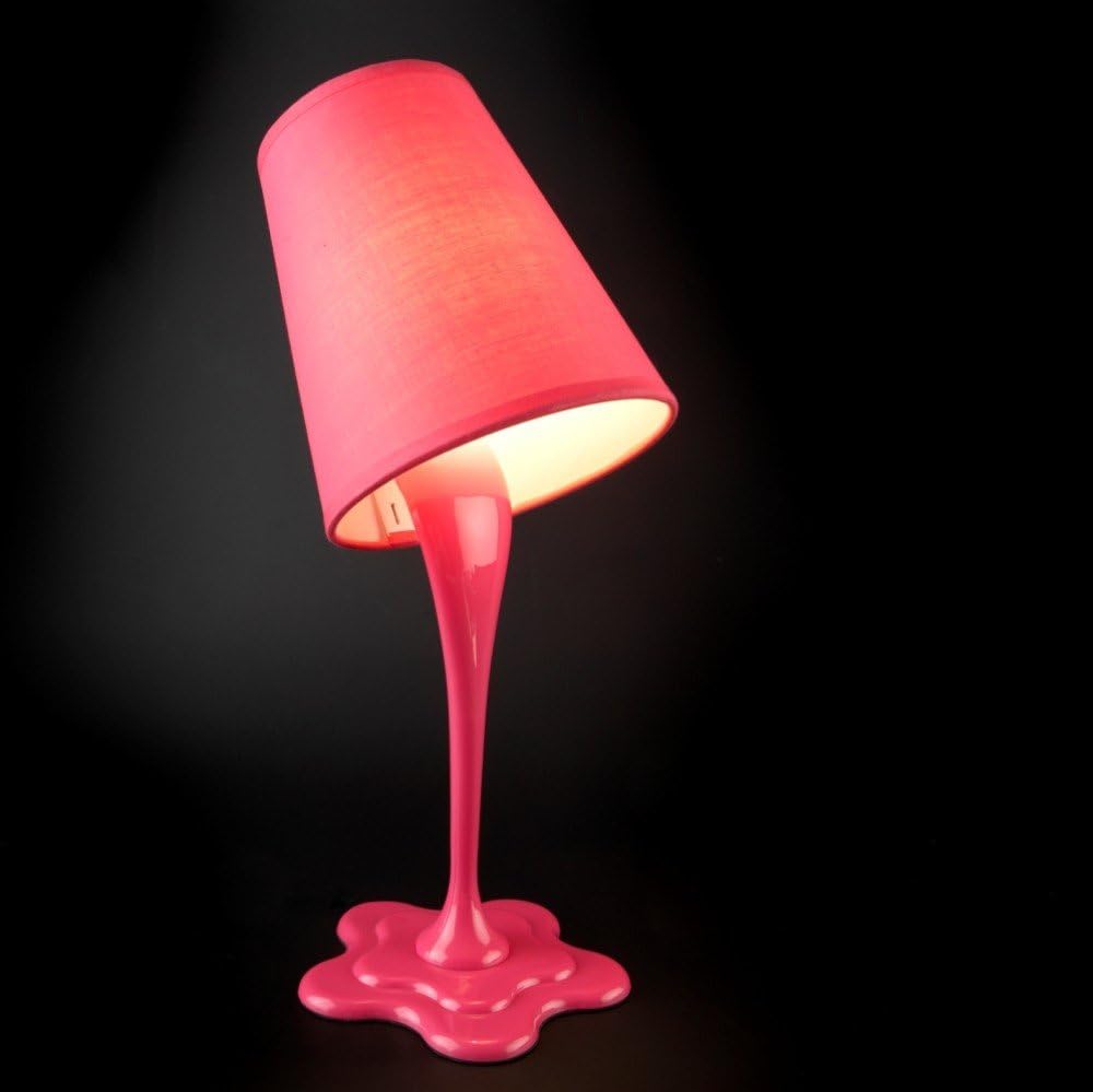 Novelty Paint Splat Spill Lamp Spilt Pot of Paint CERISE PINK Amazon