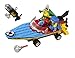 Lego Parts: Boat/Submersible Propeller 3 Blade - 3 Diameter (Service Pack of 4 - Black)