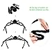 Unomor Halloween Decorations Giant Spider 4.1 Ft Furry Spiders with LED Eyes and Foldable Legs Halloween Outdoor Decorations Hairy Spider