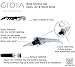 GIOIA Wine Aerator Pourer Set: Premium Decanter Spout with Corkscrew and Vacuum Stopper Pump in Stylish Black Box