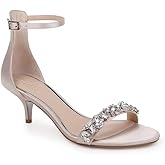Jewel Badgley Mischka Dash Ankle Strap Kitten Heel