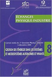 Gestion de l'énergie dans les systèmes et microsystèmes autonomes et vivants