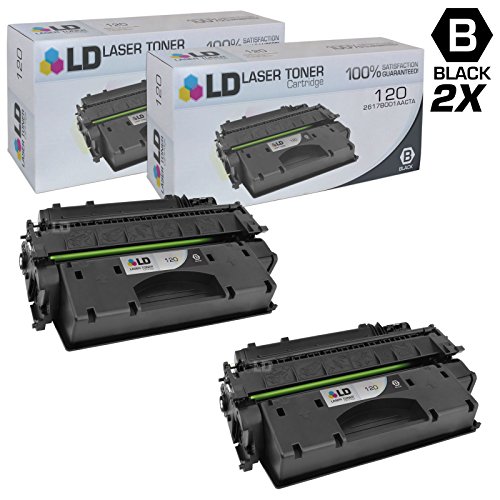 Compatible Replacements for Canon 2617B001AA / 120 2PK Black Laser Toner Cartridges for use in Canon ImageClass Printers