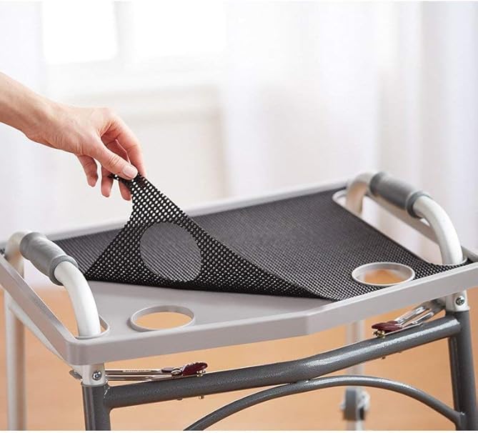 Jobar Walker Tray With Grip Mat, Gray, 1 Count 1 count Amazon.ca