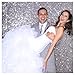 7ft x 7ft Silver Sequin Backdrop Curtain Glitter Photo Booth Backdrop for Wedding Birthday Baby Shower Event Decor