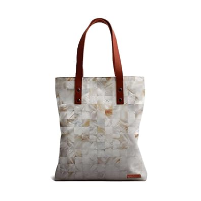 DailyObjects Girls Canvas Tote Hand Bag (White; 16.3 x 1 x 17.3 Inch)